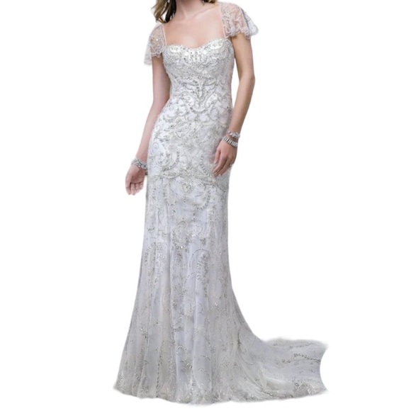 Sottero and Midgley Lola Wedding Dress Size 8 (Street Size 4) - Picture 1 of 16